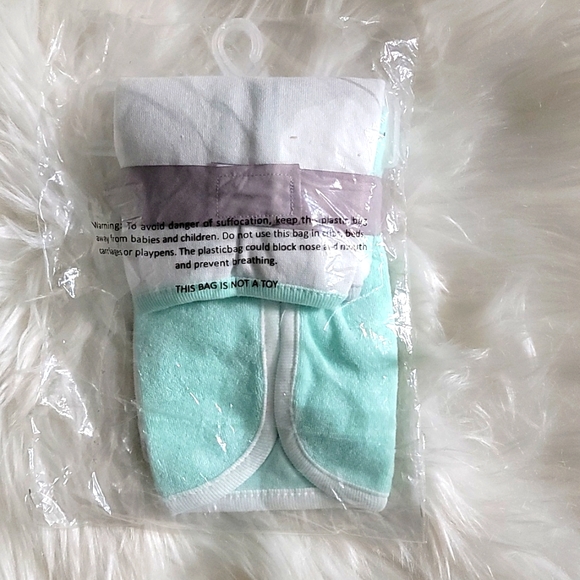 Cloud Island Baby Lightweight 6pk Washcloth Set Joyful Mint - Picture 3 of 3